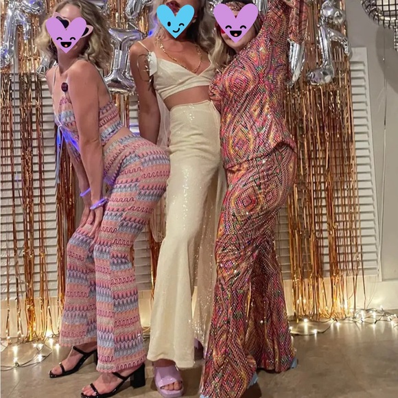 Missguided Women’s Tall Cream Sequin Coord - Picture 5 of 6